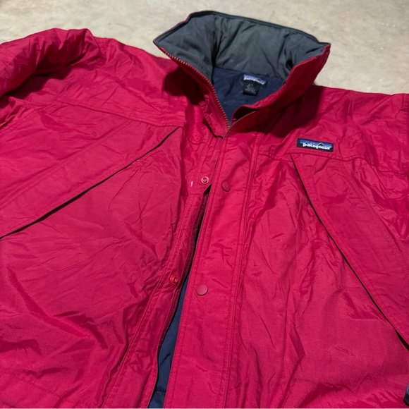 RARE 1997 Vintage Patagonia Down Insulated DAS Puffer Jacket Parka Red Mens M - Picture 4 of 11
